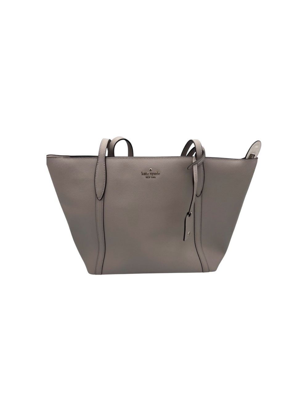 Kate Spade New York Cara Large Tote Warm Taupe Leather Bag EUC - Great Work Bag - Picture 2 of 14